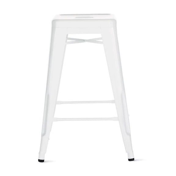 Tolix Stool White 26" - Replica