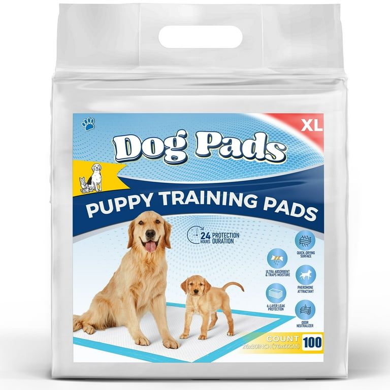 28 x 34 X-Large Dog Training Pads, 4 Packs, 160 Count – Honeycarepets