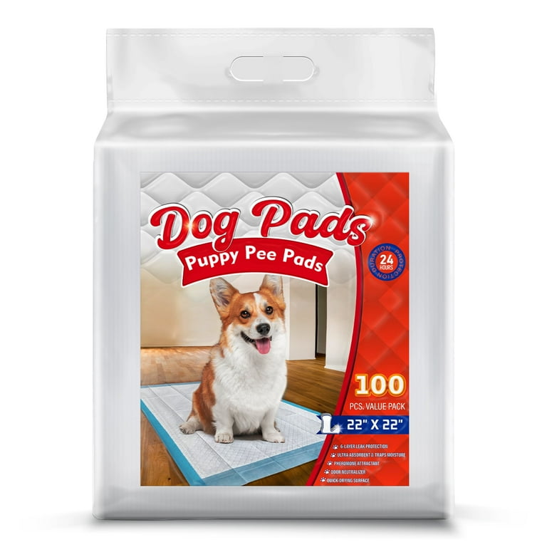 Tolobeve Puppy Pads Training Pads Large 22 in x 22 in 100 Count