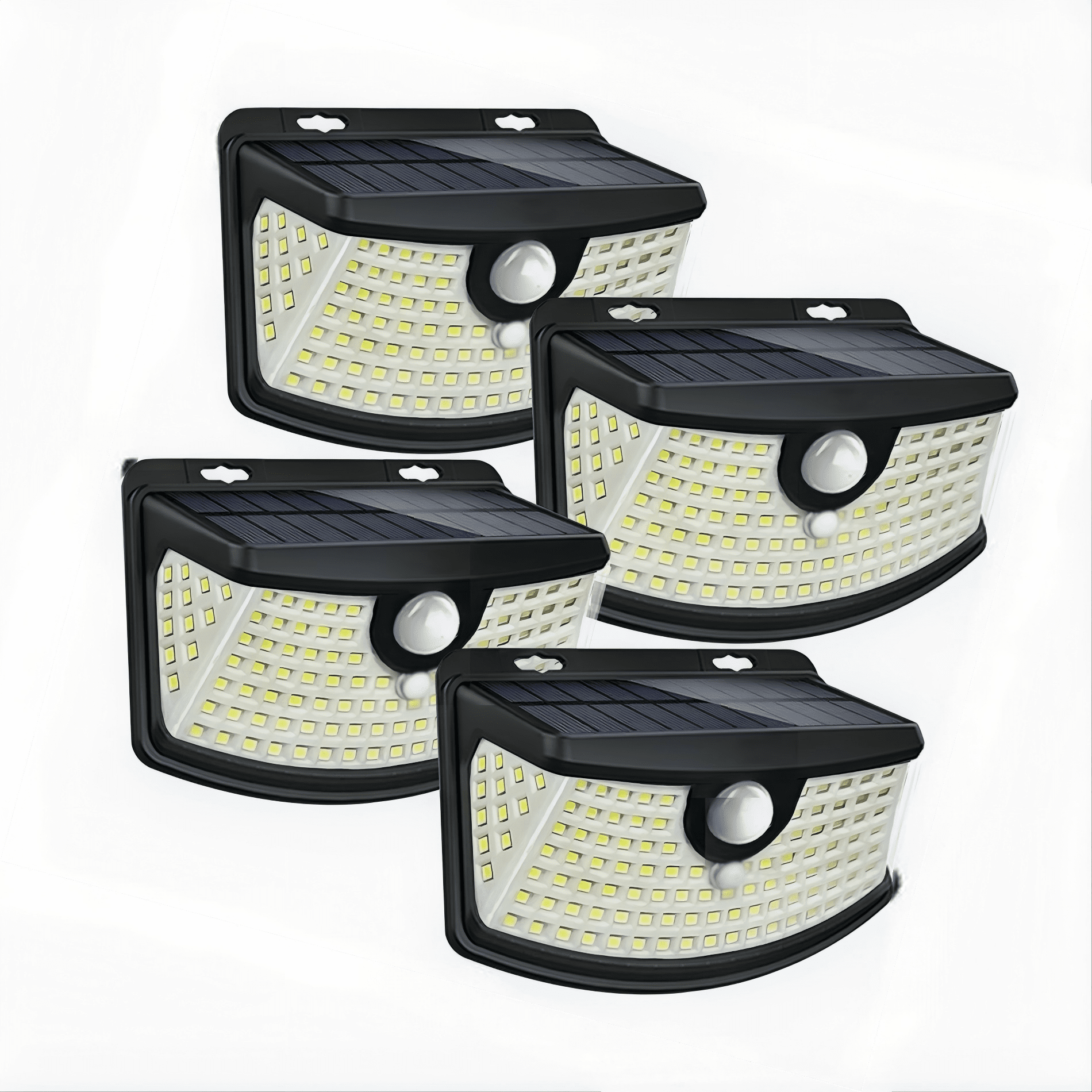 Tolsprint Solar powered outdoor lights 120 LED,270 Degree Wide Angle Motion Sensor Lights,Outdoor Lights with IP65 Waterproof,Solar lights for outside,Front Door,Yard,Garage,Fence(4-Pack)