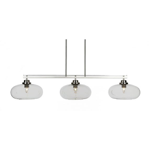 Toltec 2633-BN-206 Odyssey 3 Bulbs Bar Billiards Pool Table Island Light