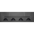 thumbnail image 1 of Toltec 374-CHMB-420-MB Oxford 4 Bulbs Bar Billiards Pool Table Island Light, 1 of 1