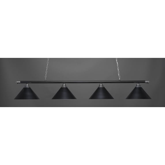 Toltec 374-CHMB-420-MB Oxford 4 Bulbs Bar Billiards Pool Table Island Light