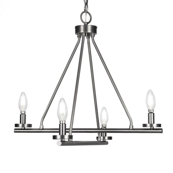 Toltec Lighting - Trinity - 4 Light Chandelier In 19.5 inches Tall and 22 Inches