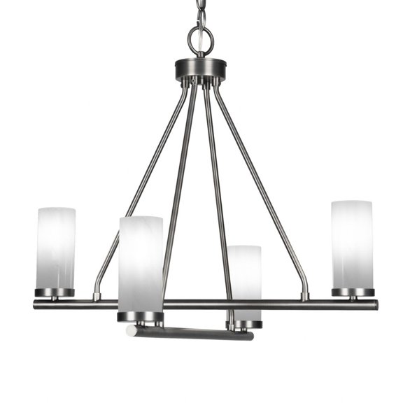 Toltec Lighting - Trinity - 4 Light Chandelier In 19.5 inches Tall and 22 Inches