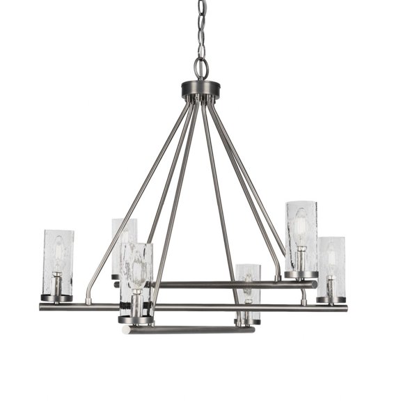 Toltec Lighting - Trinity - 6 Light Chandelier In 21.75 inches Tall and 26