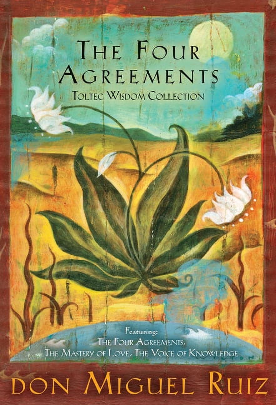 DON MIGUEL RUIZ Toltec Wisdom Book The Four Agreements Toltec Wisdom Collection: 3-Book Boxed Set, (Paperback)