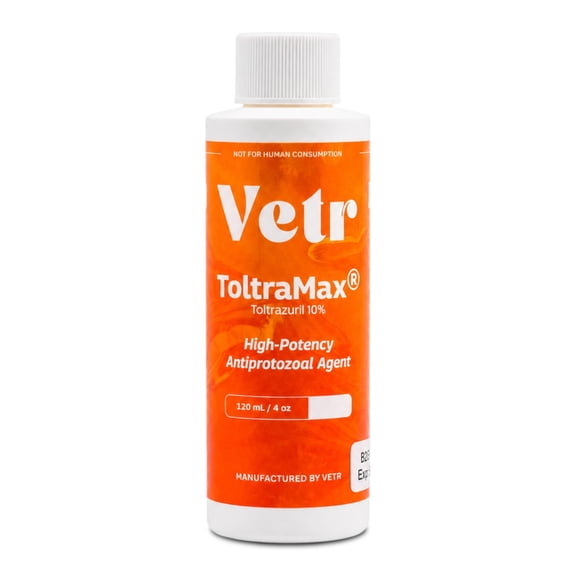 ToltraMax 10.0% Oral Solution for Horses, Dogs & Cats, Easy Administration, Alfalfa, 120 ml/4 oz