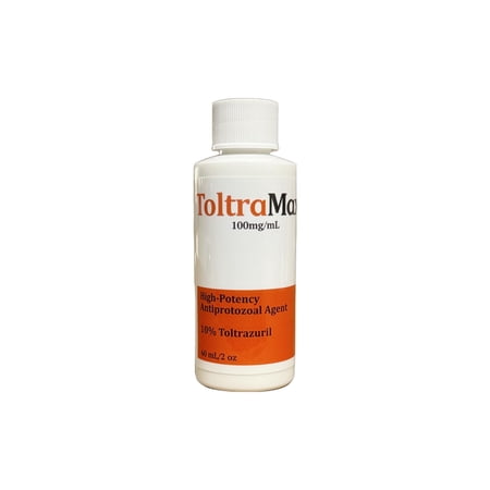 ToltraMax 10.0% for Horses, Dogs, Cats, 60mL/2 Ounce, for Non-Food Chain Animals.