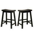 thumbnail image 1 of Toluca Saddle Wood Counter Stool (Set of 2), 1 of 5
