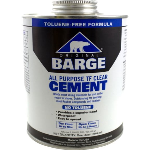 Toluene Free All-Purpose Clear Cement, 32 Ounces$$Hardware