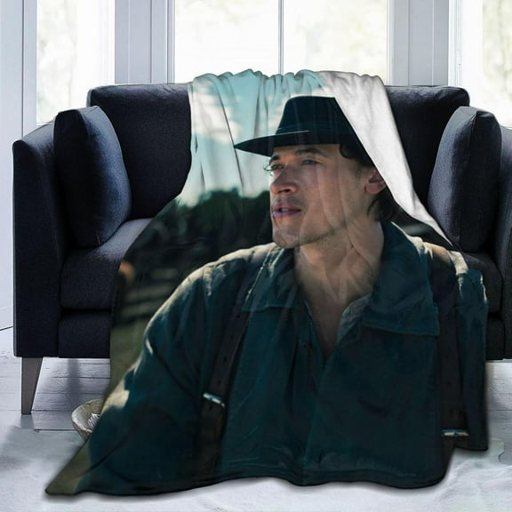 Tom Actor Blyth Throw Blanket Flannel Blanket Warm Soft Microfiber Blanket for Living Room Couch Sofa Bedroom Decor Gifts 40"x30"