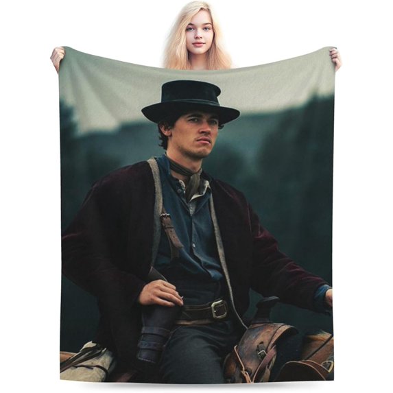 Tom Actor Blyth Throw Blanket Flannel Blanket Warm Soft Microfiber Blanket for Living Room Couch Sofa Bedroom Decor Gifts 50"x40"