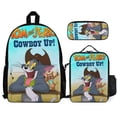 thumbnail image 1 of Tom And Jerry 3Pcs Backpacks Sets with Lunch Bag And Pencil Case for Work Office Travel, 1 of 6