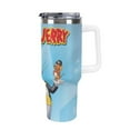 thumbnail image 1 of Tom And Jerry 40 Oz Tumbler With Handle And Straw, Stainless Steel Vacuum Travel Mug, Double Wall Vacuum Insulated Tumbler With Lid, Water Bottle for Gifts Party Office Coffee, 1 of 8