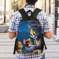 thumbnail image 1 of Tom And Jerry Anime Backpack Travel Bag 3d Printing Casual Daypack Multifunctional Backpack, 1 of 8