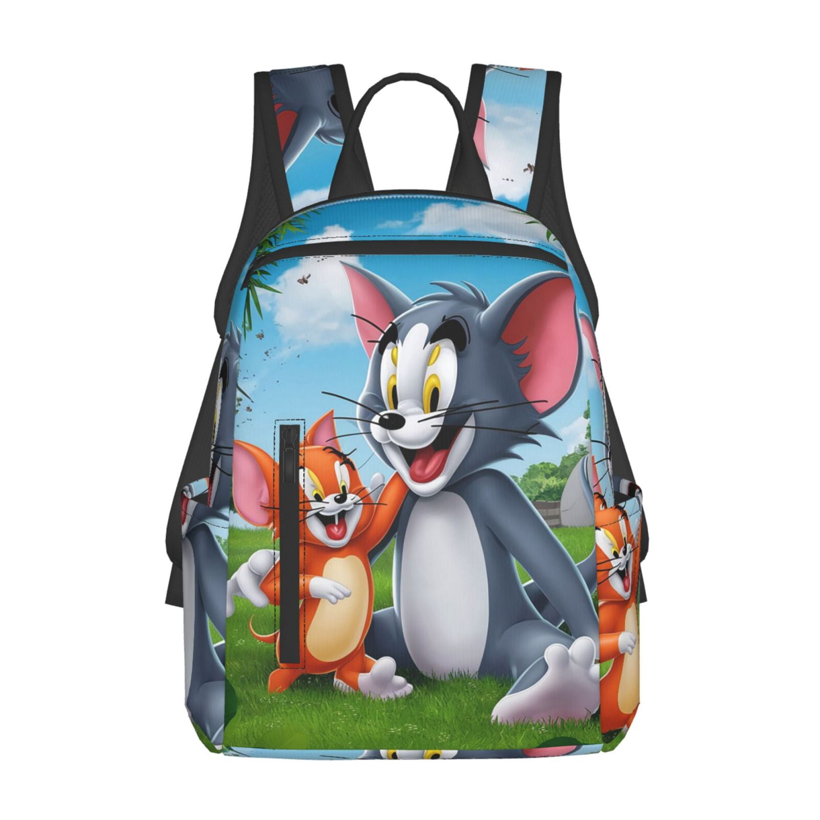 Tom And Jerry Backpack Book Bags Casual Daypack For Travel Work Office ...