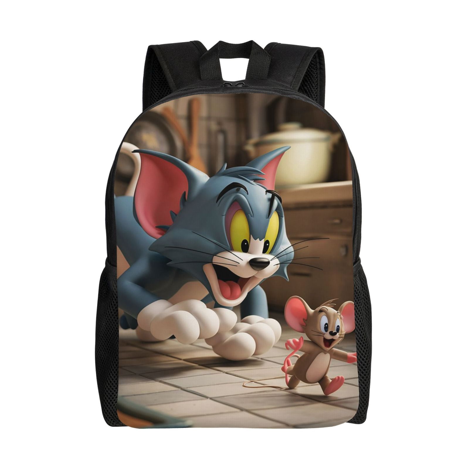Tom And Jerry Backpack Book Bags Casual Daypack For Travel Work Office ...