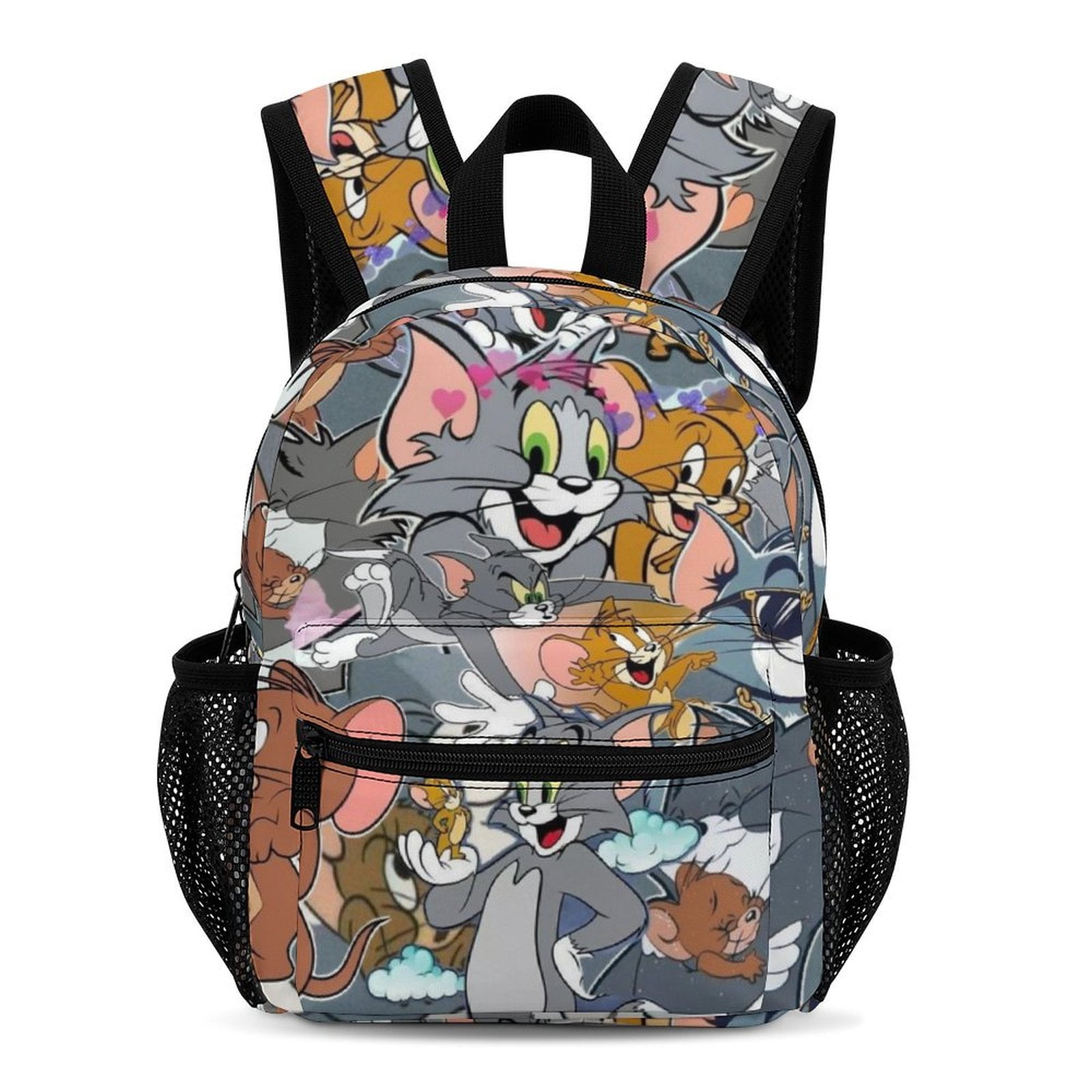 TOM & JERRY X Letter Print Red Backpack, Casual Quilted Stitched Backpack Amazon.com | LOGOVISION Tom and Jerry Tom and Jerry  main image 2