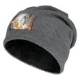 thumbnail image 1 of Tom And Jerry Beanie Men Slouchy Knit Skull Cap Warm Stocking Hats Guys Women Winter Beanie Hat Cuffed Plain Hat, 1 of 8