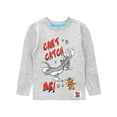thumbnail image 1 of Tom And Jerry Boys Long Sleeve Top Gray Sizes 18M-8, 1 of 2