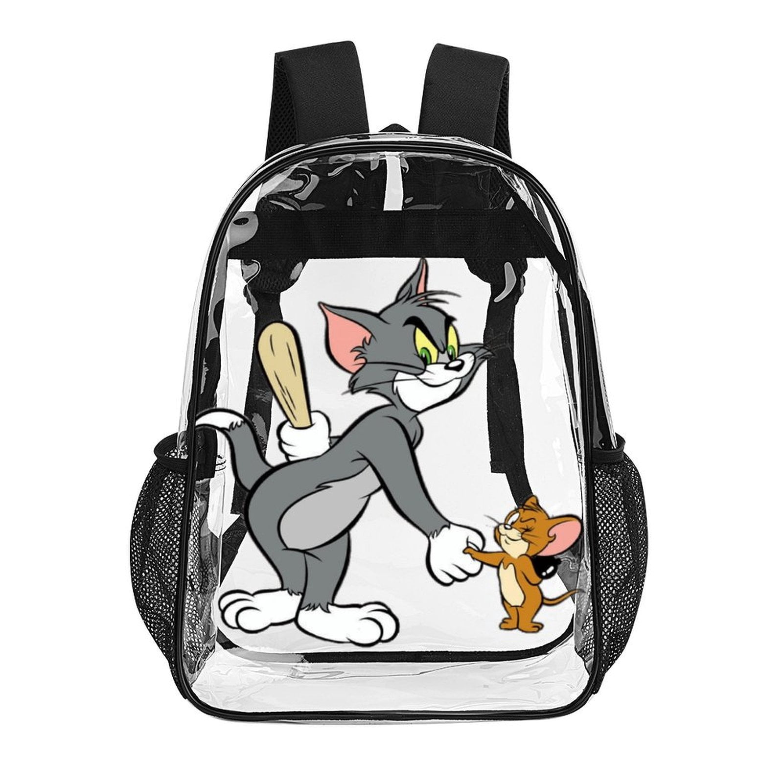 Tom And Jerry Clear Backpack Heavy Duty Transparent Bag See Through ...