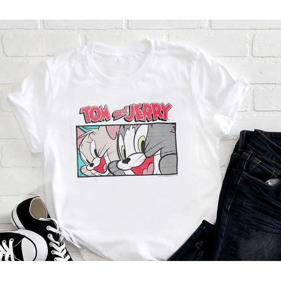 Tom And Jerry Comic Panel T-Shirt, Tom And Jerry Shirt Fan Gifts, Tom And Jerry Cartoon Network Shirt, Tom And Jerry Vintage Shirt