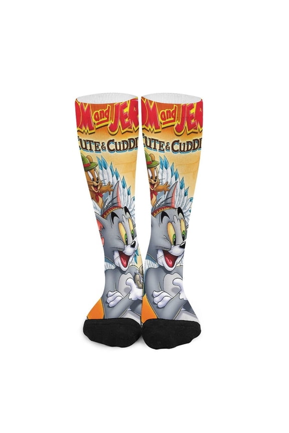 Tom And Jerry Compression Socks for Women And Men - Best Support for Running, Athletic, Recover, Nurse, Travel