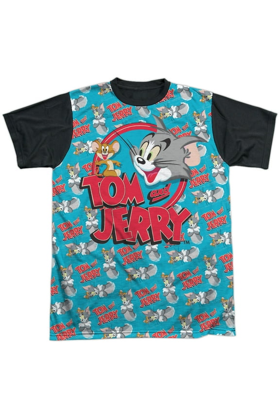 Tom And Jerry Double Trouble Unisex Adult Halloween Costume Sublimated T Shirt