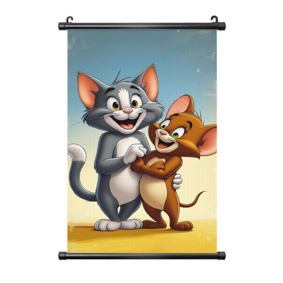 Hanging Poster Prints Canvas PVC Scroll Shaft Wall Art Painting Wall Banner Artwork Decor for Home Living Room Bedroom 20"X30"