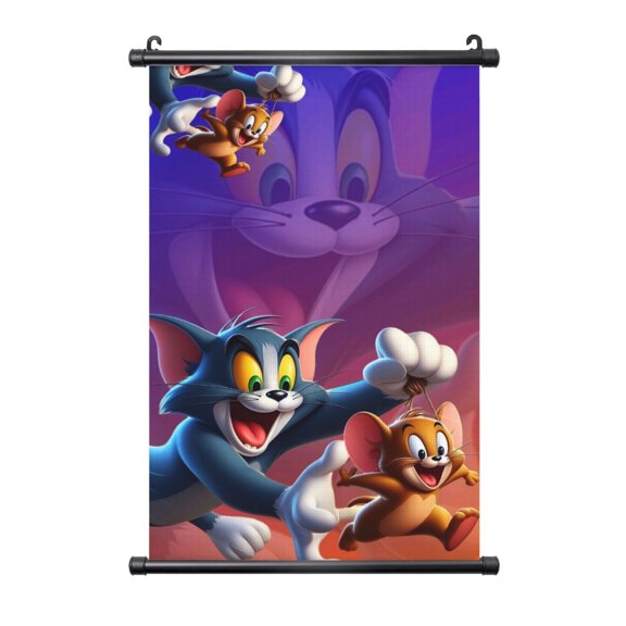 Hanging Poster Prints Canvas PVC Scroll Shaft Wall Art Painting Wall Banner Artwork Decor for Home Living Room Bedroom 20"X30"