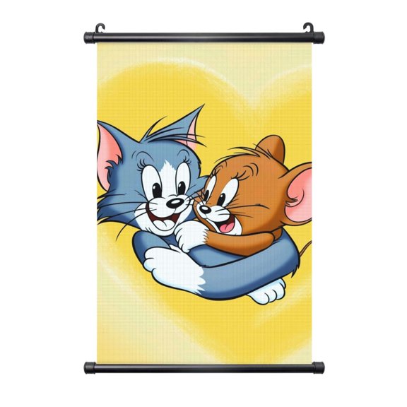 Hanging Poster Prints Canvas PVC Scroll Shaft Wall Art Painting Wall Banner Artwork Decor for Home Living Room Bedroom 20"X30"