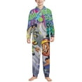 thumbnail image 1 of Tom And Jerry Kids Hooded Jumpsuit Union Suit Onesie One Piece Blanket for Boys Girls, 1 of 7
