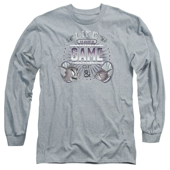 Tom And Jerry - Life Is A Game - Long Sleeve Shirt - Medium