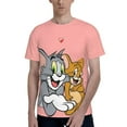 thumbnail image 1 of Tom And Jerry Men's T Shirt 3D Graphic Hip Hop Unisex Tees Tops Casual Stylish Crew Neck Short Sleeve, 1 of 8