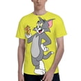 thumbnail image 1 of Tom And Jerry Men's T Shirt 3D Graphic Hip Hop Unisex Tees Tops Casual Stylish Crew Neck Short Sleeve, 1 of 8