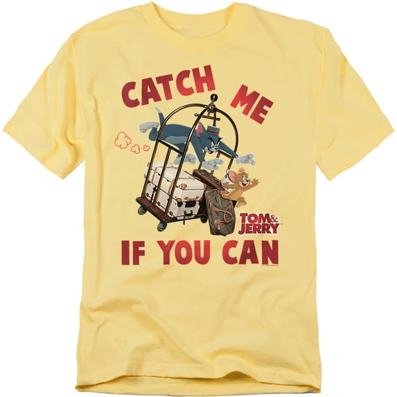 Tom And Jerry Movie T-Shirt Catch Me If You Can Unisex Graphic Tee For Men & Women