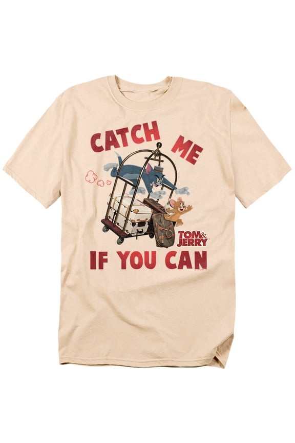 Tom And Jerry Movie T-Shirt Catch Me If You Can Unisex Graphic Tee For Men & Women
