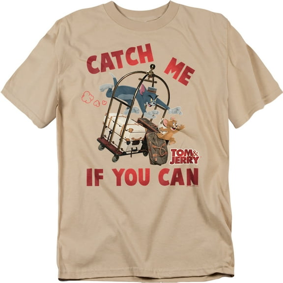 Tom And Jerry Movie T-Shirt Catch Me If You Can Unisex Graphic Tee For Men & Women