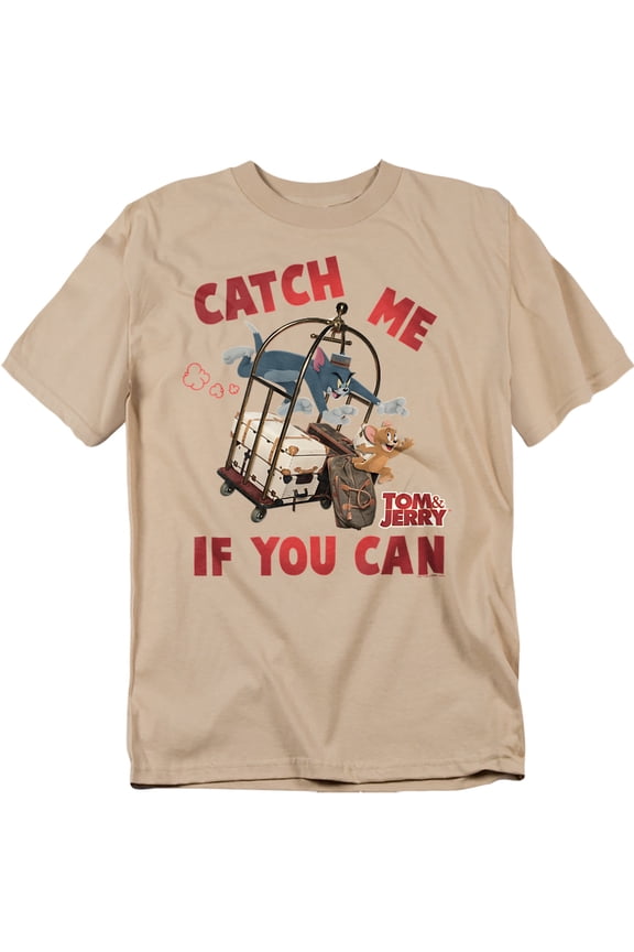 Tom And Jerry Movie T-Shirt Catch Me If You Can Unisex Graphic Tee For Men & Women