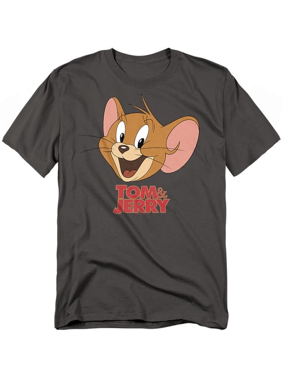 Tom And Jerry Movie T-Shirt Jerry Head Unisex Graphic Tee For Men & Women