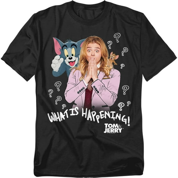 Tom And Jerry Movie T-Shirt What Is Happening Unisex Graphic Tee For Men & Women