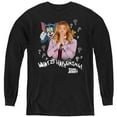 thumbnail image 1 of Tom And Jerry Movie What Is Happening Kids Long Sleeve T Shirt (X-Large) for Youth Boys and Girls, Black, 1 of 4