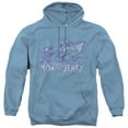 thumbnail image 1 of Tom And Jerry Sketchy Adult Pullover Hoodie Sweatshirt Carolina Blue, 1 of 1