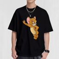 thumbnail image 1 of Tom And Jerry T-Shirt For Men Women, Unisex Cotton Crew Neck Tee Shirts, Novelty Short Sleeve Tops, 1 of 7