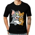 thumbnail image 1 of Tom And Jerry T-Shirt for Men Women, Unisex Crew Neck Tee, Casual Short Sleeve Tops, S-6XL, 1 of 9