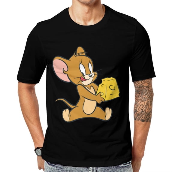 Tom And Jerry T-Shirt for Men Women, Unisex Crew Neck Tee, Casual Short Sleeve Tops, S-6XL