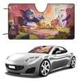 thumbnail image 1 of Tom And Jerry Windshield Sun Shade, Front Foldable Windshield Sunshade, Car Sun Shade Windshield Blocks UV Rays, Keep Car Interior Cool 51"x28", 1 of 8