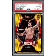 Collectible Tom Aspinall Rookie Card 2022 Select UFC Gold Flash #185 PSA 8
