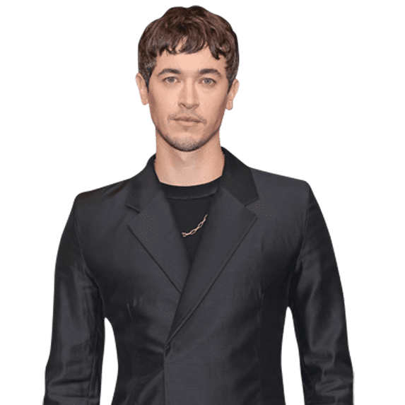 Tom Blyth (Black Outfit) Half Body Buddy Cutout